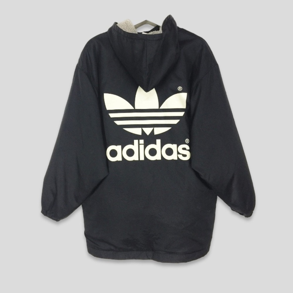 Adidas lined parka coat rare vintage